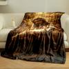 Jesus Holding Lamb Cross Blanket  Printed Blanket for Living Room Bed Couch lunch break Soft Cozy Blanket for Friend's festival Gift