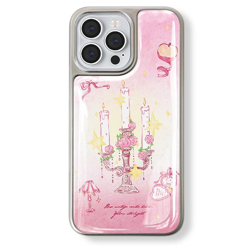 

Чехол Zhitai с гальваническим серебряным краем и капельным клеем для iPhone 14 Pro, 15, 13, Huawei P70, Xiaomi 14. iPhone 17 Pro