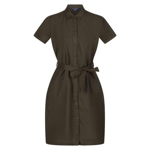 

Regatta Womens/Ladies Quinta Linen Shirt Dress 16 UK