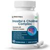 Biotrex Nutraceuticals Inozitol și Colină cu Complex de Vitamine B (B1, B2, B3, B5, B6, B7, B9 și B12) | Nutrienți de Înaltă Puritate | Funcții Cerebrale și Nervoase