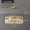 Nordic Luxury Italian Minimalist Crystal Chandelier for Living and Dining Room