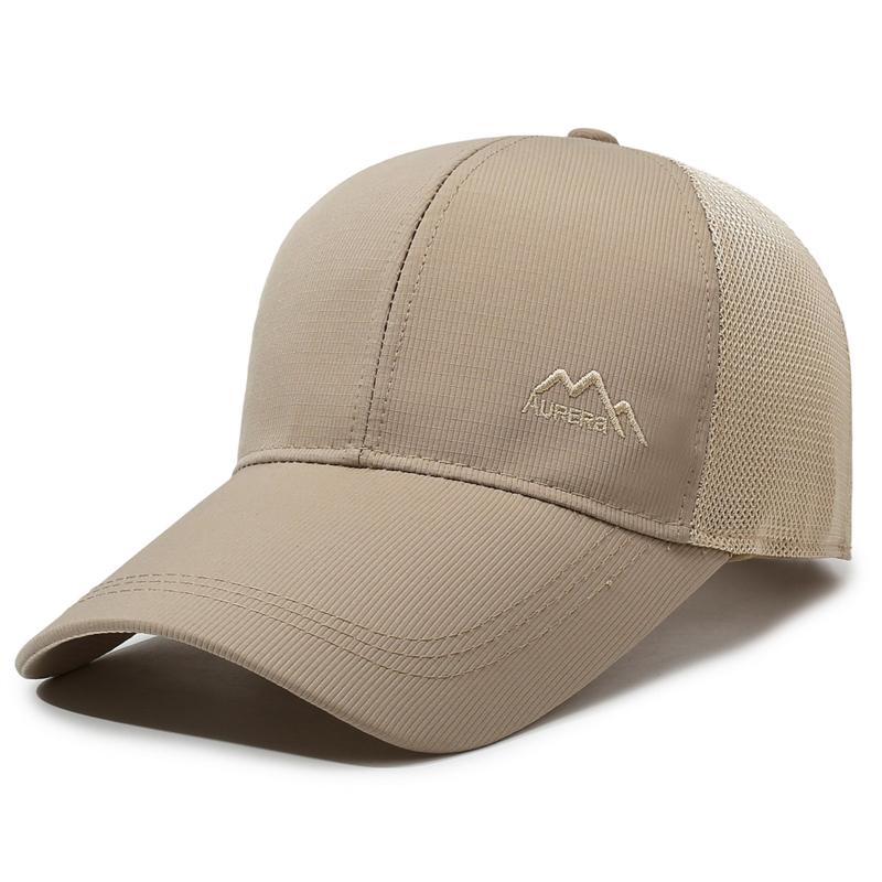 Breathable Mesh Baseball Cap Men s Summer Mesh Cap Sunscreen Outdoor Sports Cap хаки