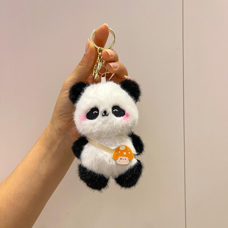 Cartoon 4-inch Pendant Keychain Atmosphere Doll Cute Rabbit Backpack Accessories Grab Machine Doll Boutique