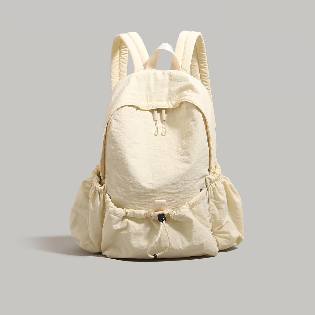 Student schoolbag simple ins style college student backpack women commuter versatile lightweight travel backpack