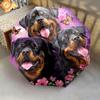 1 PC Automatic Folding Umbrella - Rottweiler Dogs Pattern, Portable & Foldable Design with 8 Ribs, Christmas Birthday Gifts