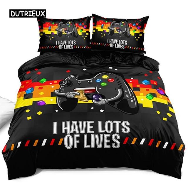 New Game Controller Duvet Cover Gamepad Bedding Set Kids Boys Teens Gifts Bedroom Decoration Video Game Duvet Cover For Youth