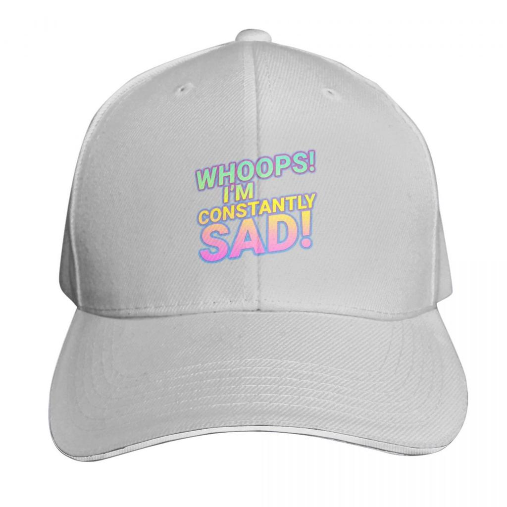 WHOOPS IM CONSTANTLY SAD Baseball Cap Anime Luxury Unisex Hat Horse Hat sailor cap for Unisex Luxury Women Unisexs