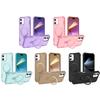 For iPhone 16 Case Compatible with MagSafe Kickstand TPU+PC Shockproof Phone Back Cover