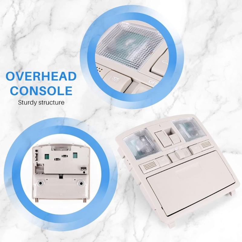 Sunroof Switch Overhead Console GS4C69970D75 Overhead Console Reading Light with Sunroof Switch for 6 2009-2013