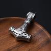 Popular Stainless Steel Viking Thor 'S Hammer Pendant Gold Steel Black Thor 'S Hammer Necklace Accessories 