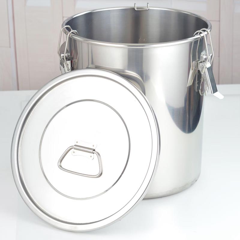Stainless Steel Sealed Storage Bucket