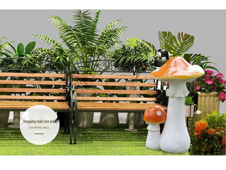 Resin Mushroom Ornaments for Outdoor Garden and Lawn Decor