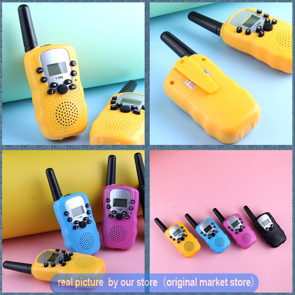 Handheld Walkie Talkie 2PCS Kids Walkie Talkie 3KM Mini Toy Walkie Talkie Toys for Kids Birthday Gift