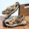 Summer Sandals Men's 2025 New Fashion Trend Versatile Men's Beach Shoes Soft Sole Outdoor Leisure Sports Wear-resistant