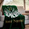 Custom Name Sociedade Esportiva Palmeiras Throw Blanket - Perfect for Couch, Bed, Office, and outdoor Travel - Ideal Gift for Christmas & Holidays