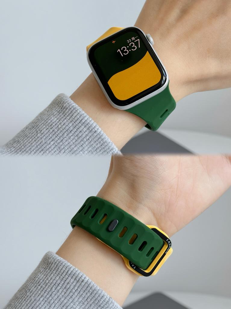 Sport Bands For Apple Watch Ultra Wide Soft Silicone Wristbands Waterproof Strap Men for iWatch Series 11/10/9/8/7/6/5/4/3/2/1SE