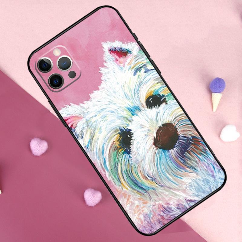 Westie Dog Phone Case For iPhone 17 Pro Max 14 15 16 Plus 11 Pro Max 12 13 Mini 16e 17 Air Back Cover