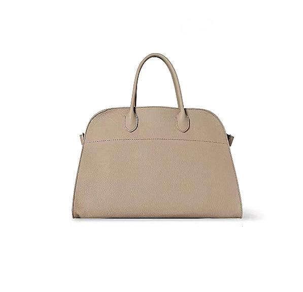 THE ROW Margaux 15 Semišová taška - Velkokapacitní podzimní/zimní dojíždějící aktovka