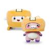 2 Pack Lankybox Plush Toy Removable Cartoon Stuffed Doll Boxy Foxy Pillow Kids Gift