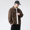 Denim Jacket Men's Spring New Loose Trendy Brand Handsome Denim Jacket Spring and Autumn Men's Work Jacket Trendy