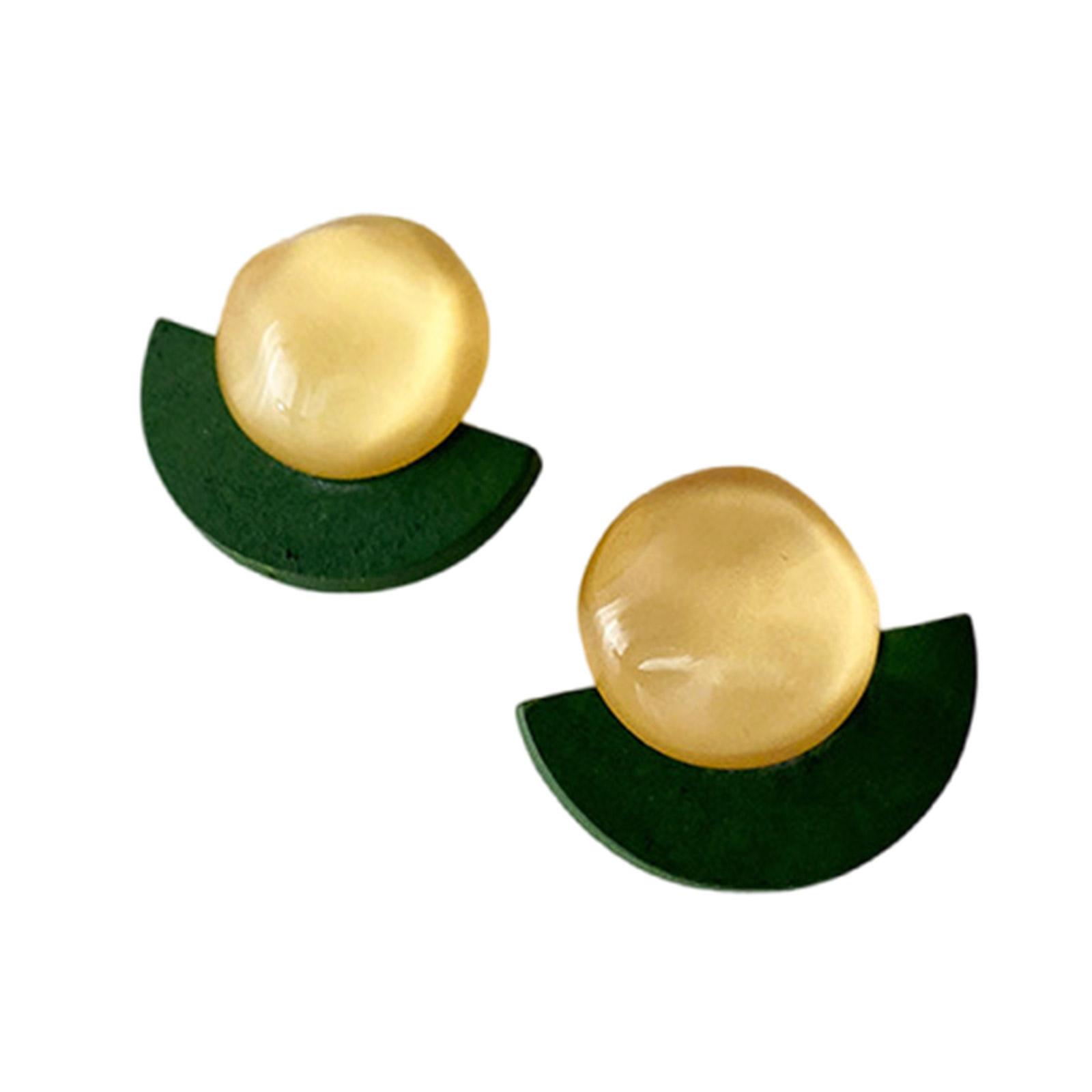 

Модные уникальные веерообразные серьги в элегантном тоне для модных женщин, которые ищут отличительный стиль и комфортную носку жёлтый