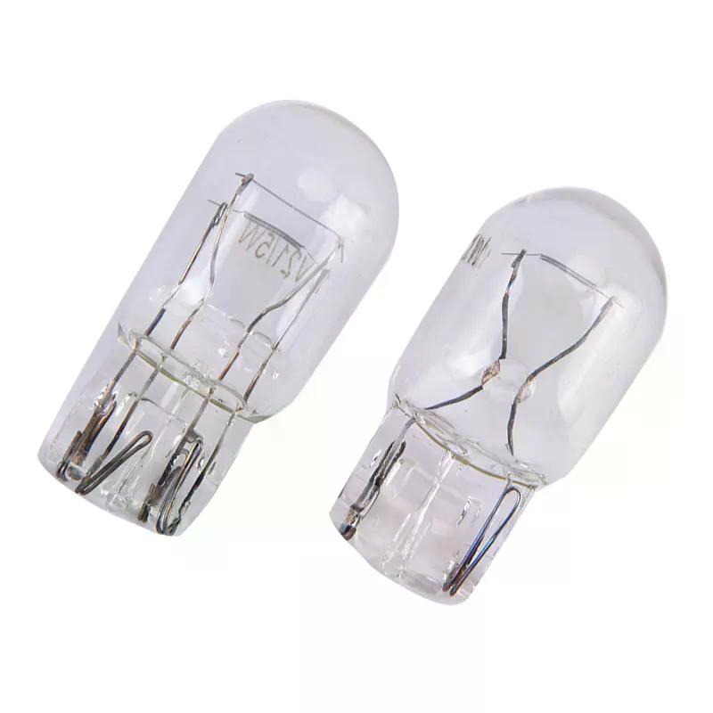2 Stück T20 7443 7440 Signalleuchte W21/5 W 3800 K Halogenlampe, Klarglas, Tagfahrlicht, Blinker, Bremslicht, Rücklicht, DRL-Glühbirne