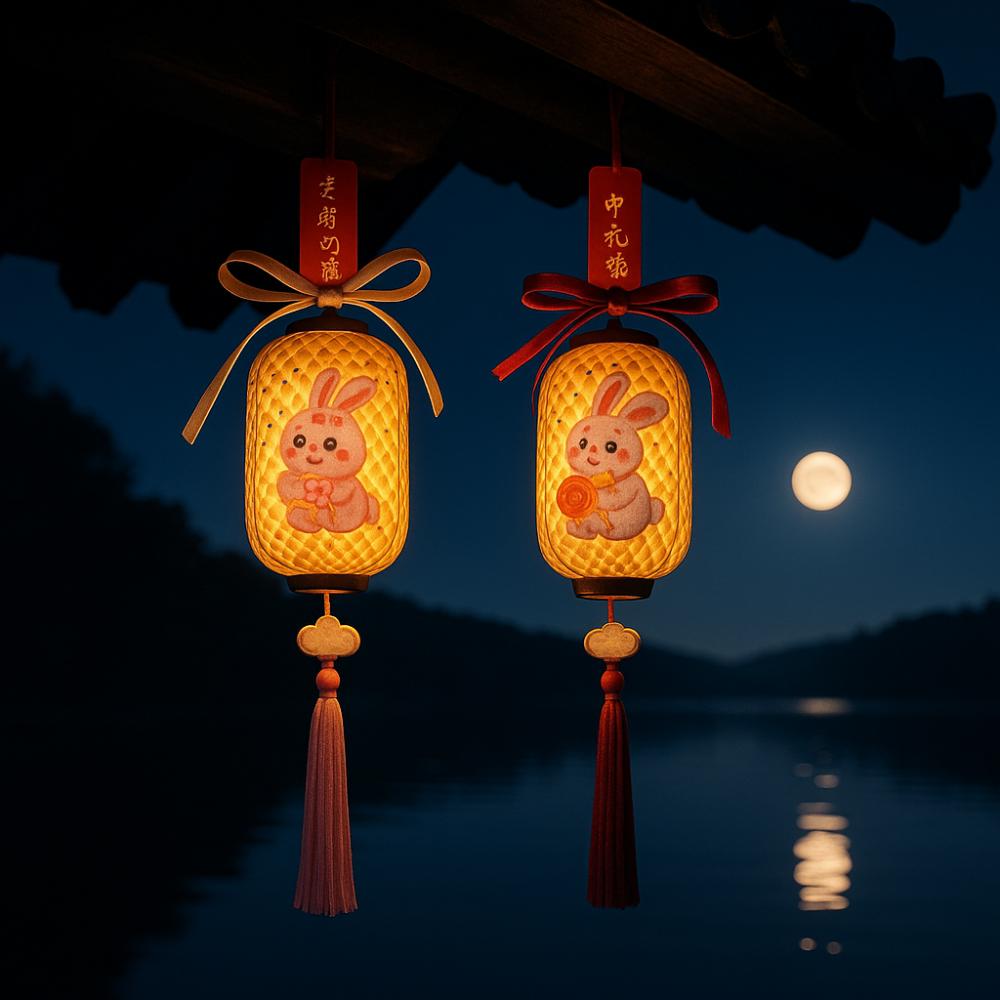 Rabbit Middle Autumn Festival Lantern Luminous Rabbit Lantern  Decoration