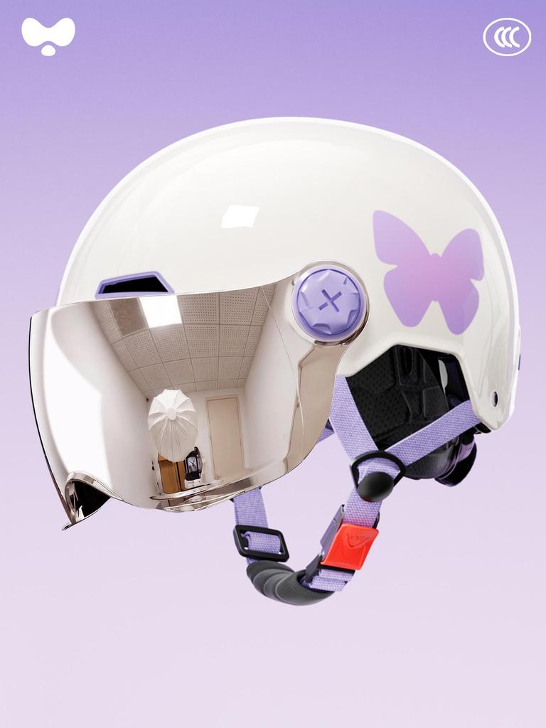 3C Certified Women's Electric Vehicle Helmet: Retro, All-Season, Winter Warmth for Motorcycles & Scooters