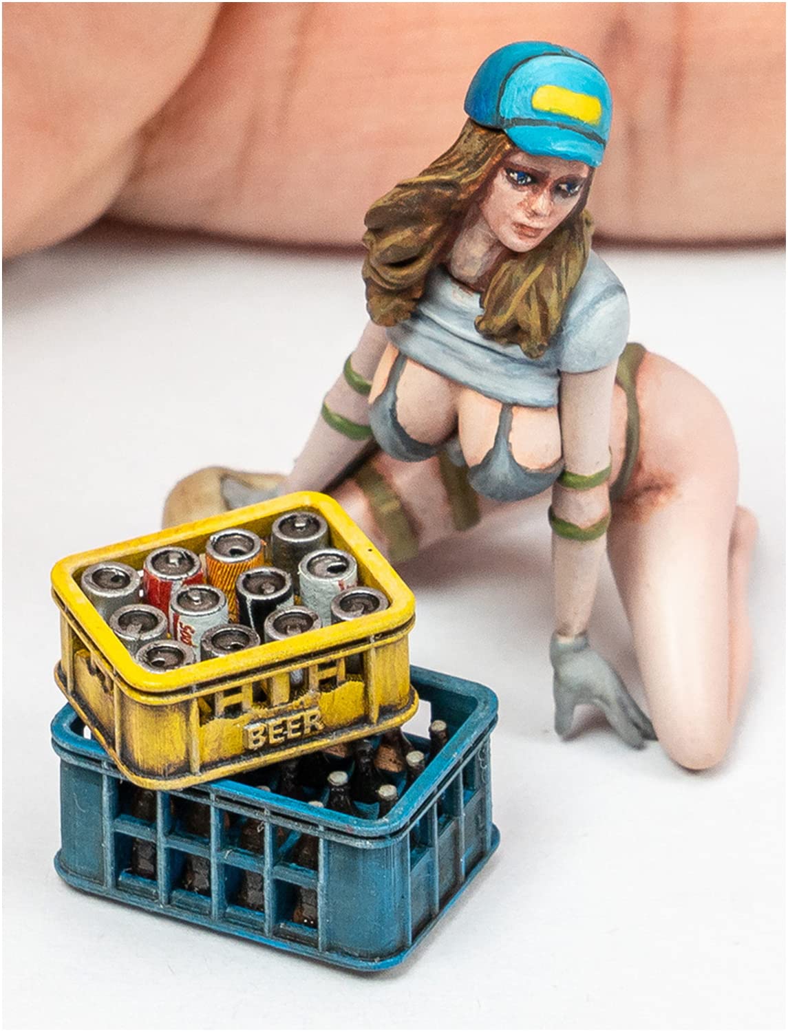 

Lian Model Tank Cleaning Girl 3D Printer Kit 1/35 LIANG-F001