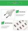 10-Port USB Charger 5V2A Smart Fast Charging Hub for Apple and Xiaomi Devices