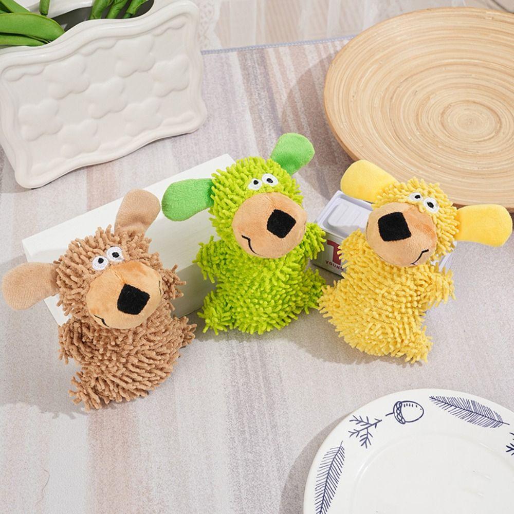 Cartoon Squeaky Dog Bite-resistant Creative Cleaning Tooth Chew Wear-resistant Portable Pet Chew