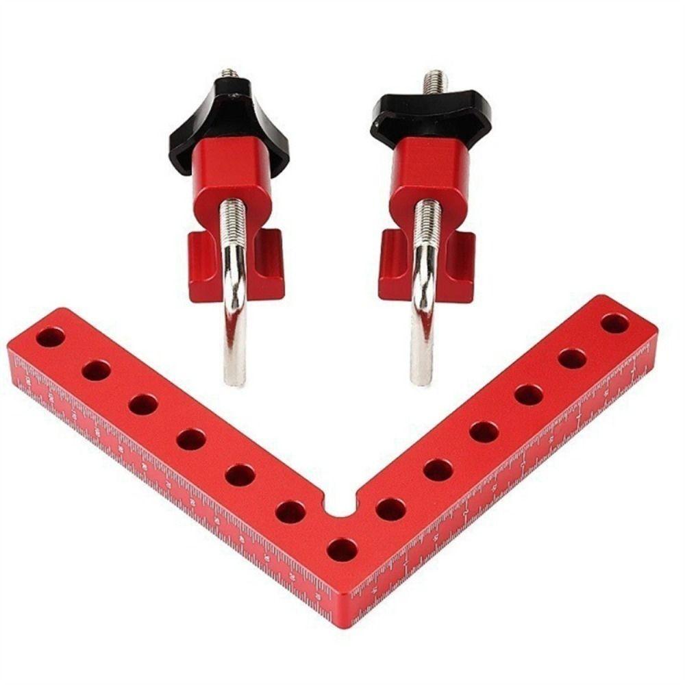 3 Pcs 90 Degrees Metal Clamps Aluminum Zinc Zinc Alloy Corner Clamping Tools Positioning Clip  Woodworking