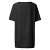 Fashionable Women's Tops Slim Fit Large U-neck Yoga Short-sleeved T-shirt