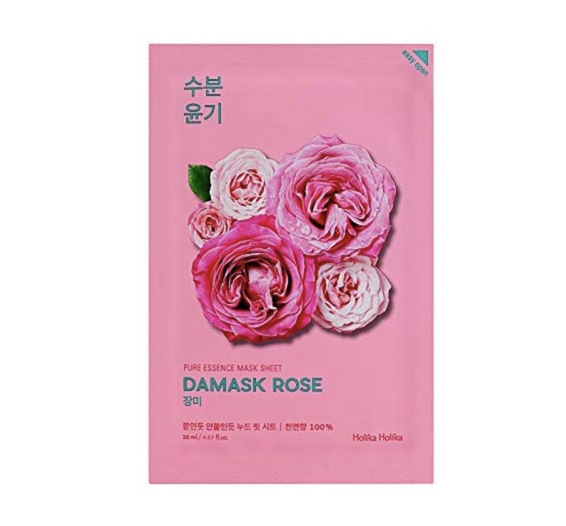 

HOLIKA HOLIKA Pure Essence Mask Sheet Damask Rose 20ml * 10 листов