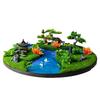 High-End Hotel Dining Table Flower Arrangement and Miniature Landscape Decor