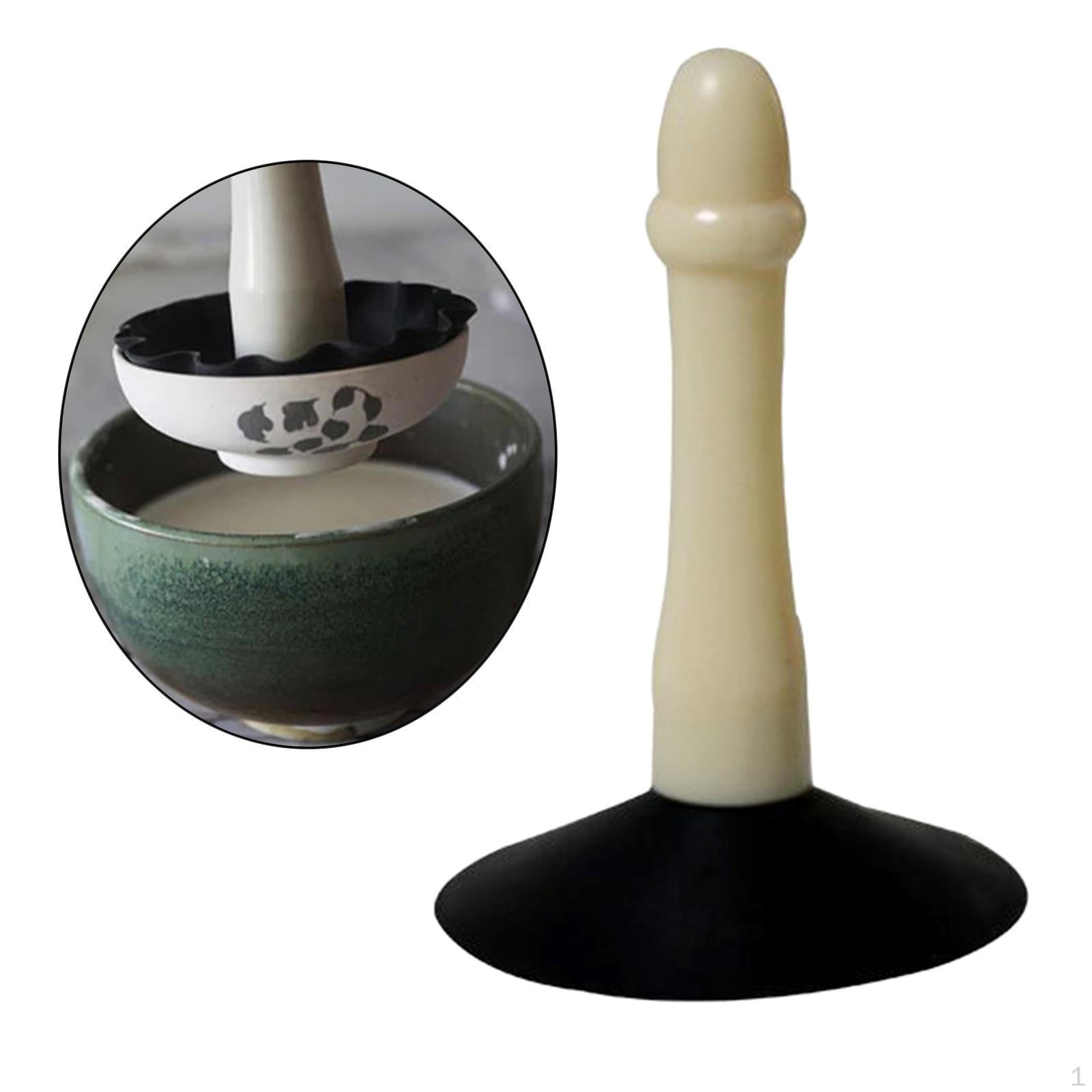 

1 художественная резиновая присоска для поглощения пустого инструмента для глазури и окрашивания присосками для керамики 14cm