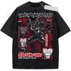 One-Punch Man Garou Anime Manga Vintage Washed Pure Cotton Unisex Loose Summer Streetwear T-Shirt