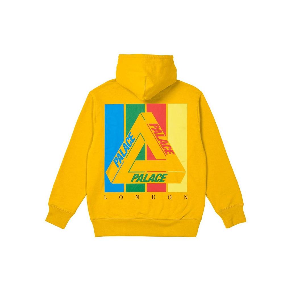 Palace Tri-Emb Hood Yellow Unisex Tops P22HD102