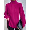 Knitted Sweater Mid Length Sweater Dress for Women