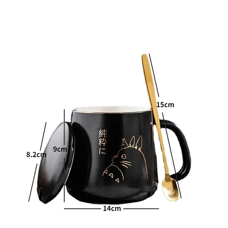 Cartoon Cup Couple Mug Male Coffee Cup Drinking Water Ceramic Household Gift Tea Cup Customized