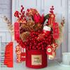 Fortune Fruit Red Berry & Holly Flower Arrangement - New Year Spring Festival Gift