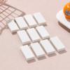 Eco-friendly Pure White TPR Eraser for Students and Artists - Child-Safe Stationery, Customizable Bulk Printing Available