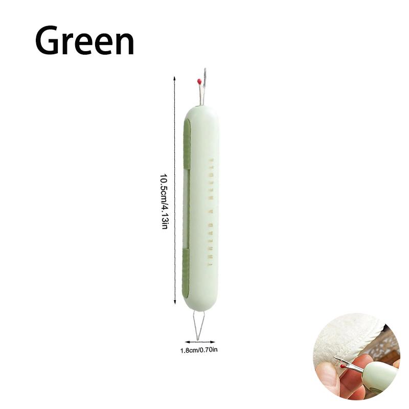 

2 в 1 Двойной нитевдеватель для извлечения иглы Бытовой многофункциональный вставной инструмент Ручные швейные инструменты Портативный нитевдеватель