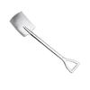 Stainless Steel Shovel Spoons Lightweight Portable Creative Food Safe for Ice Cream Travel Office Snack Time