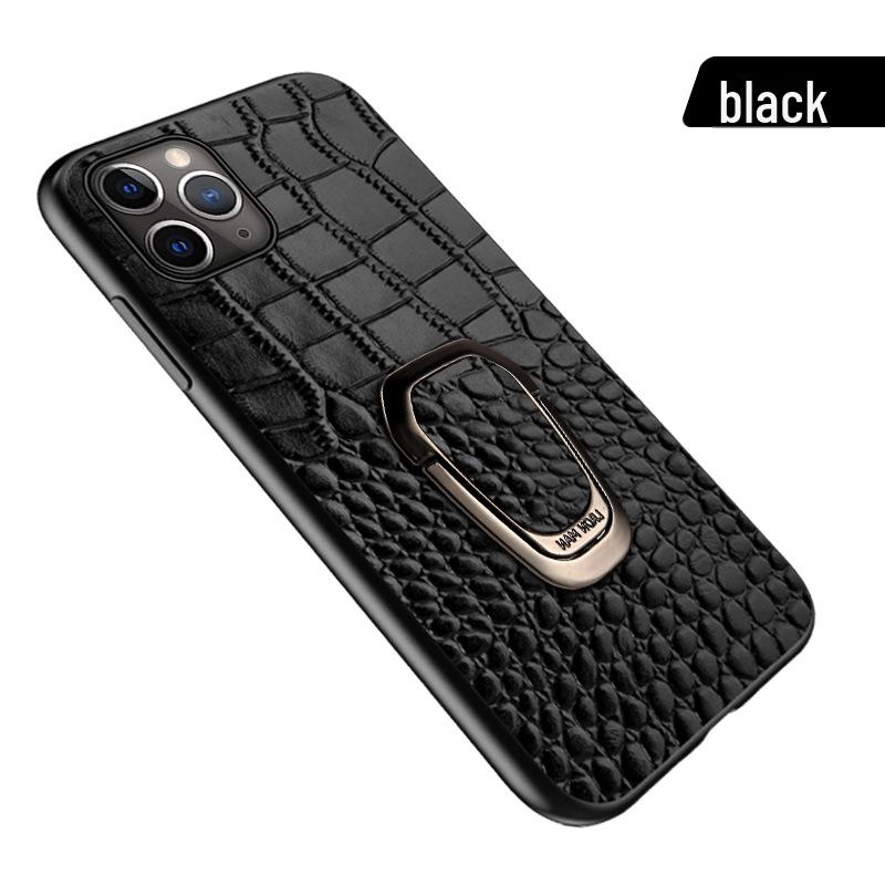 

Чехол для мобильного телефона Apple 15 14Pro 12ProMax из коровьей кожи с узором под крокодила, магнитная наклейка-скоба iPhone 12 Pro Max