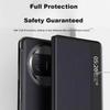 Huawei Mate X5 Phone Case, Mate X5 Foldable Screen Phone Leather Collector's Edition Stand Anti-Drop Case Front Cover Leather Case Classic Black