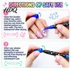 Nail Stippling Pens 12Pcs 24 Color Dual-Ended Art Set Dual Tip Waterproof Drawing Painting for Salon Markers Quick Dry Liner DIY Beginners