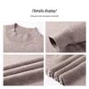 Pierre Cardin Men's Semi-High Collar Wool Blend Knit Sweater