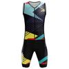 Traje Trisuit de Triatlón Unisex Sin Mangas Ropa de Entrenamiento Colorido Skinsuit Ropa para Ciclismo y Running Conjunto de Traje de Ciclismo Transpirable Verano 2026