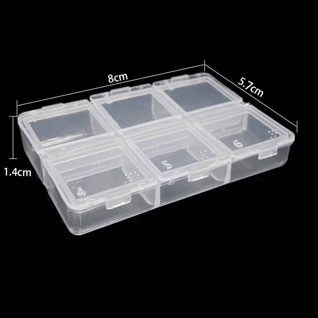 1Pc 6/8/10 Grid Plastic Pill Medicine Box Holder Storage Organizer Container Case Portable Waterproof Small Medicine Packing 040